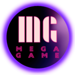 Mega Game Logo Neon